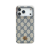 Classic Leather GG iPhone Case For iPhone 17 Series Blue-RCGG152