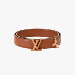 Caramel Charm Leather Belt