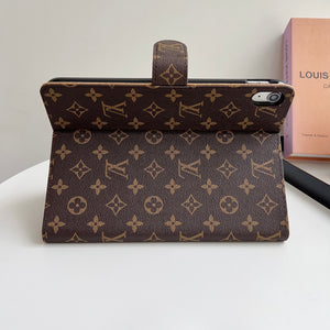 Classic Leather Monogram iPad Case Small Printing-RCLV119 - Runycase