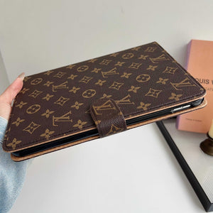 Classic Leather Monogram iPad Case Small Printing-RCLV119 - Runycase