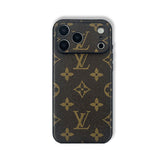 Monogram Stylish Leather iPhone Case Big Printing For iPhone 17 Series-RCLV059 - Runycase