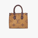 Vintage Monogram Leather Tote