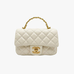 Premium White Flap Bag