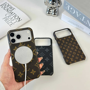Monogram Premium Magnetic iPhone Case(Compatible With Magsafe)For iPhone 17 Series-RCLV061 - Runycase