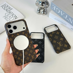 Monogram Premium Magnetic iPhone Case(Compatible With Magsafe)Small Printing -RCLV034 - Runycase