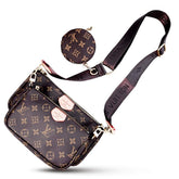 Sac à main de luxe 3-en-1 Allure avec bandoulière amovible