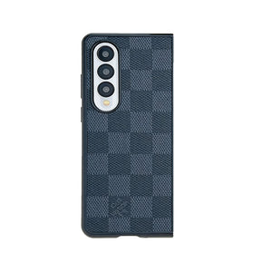 Premium Leather Monogram Samsung Galaxy Z Fold Series Case -RCLV104 - Runycase