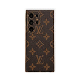Refined Leather Monogram Samsung Galaxy S Series Case -RCLV098 - Runycase