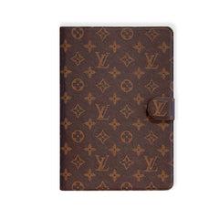 Luxury Leather Monogram iPad Case Big Printing-RCLV115 - Runycase
