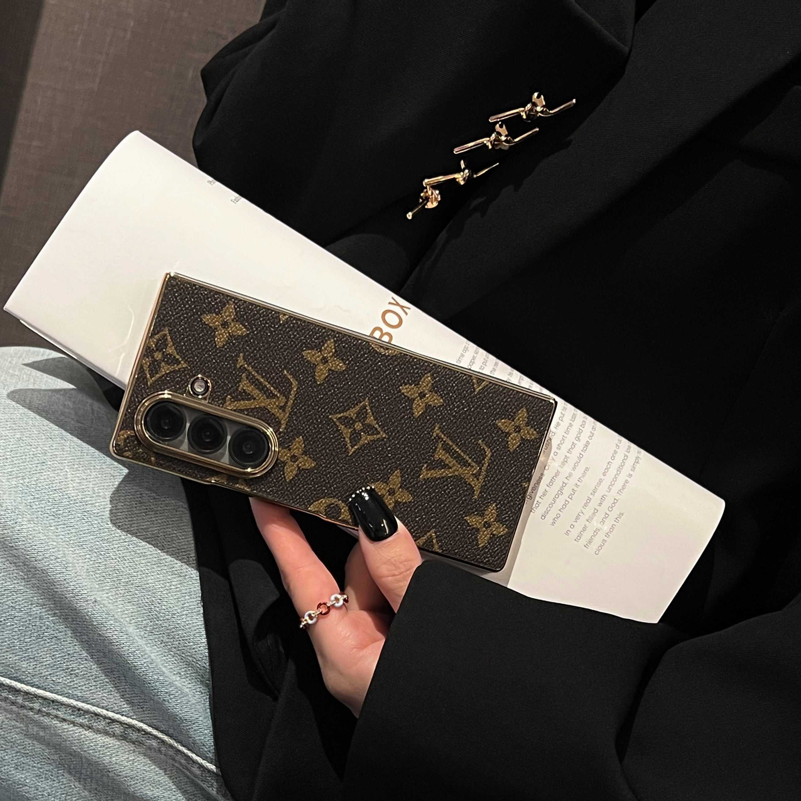 Premium Monogram Samsung Galaxy Z Fold Series Case-RCLV094 - Runycase