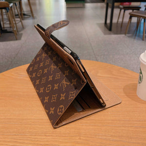 Luxury Leather Monogram iPad Case Big Printing-RCLV115 - Runycase
