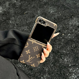 Premium Monogram Samsung Galaxy Z Flip Series Case-RCLV095 - Runycase