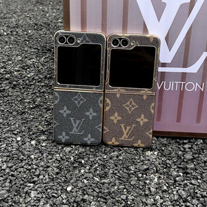 Premium Monogram Samsung Galaxy Z Flip Series Case-RCLV095 - Runycase