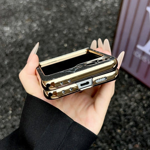 Premium Monogram Samsung Galaxy Z Flip Series Case-RCLV095 - Runycase