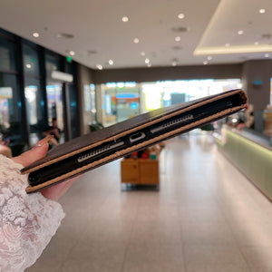 Luxury Leather Monogram iPad Case Big Printing-RCLV115 - Runycase