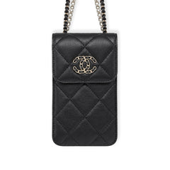Elegant Leather CC Crossbody Phone Bag-RCCC188