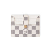 Luxury Leather Monogram Card Wallet-RCLV196