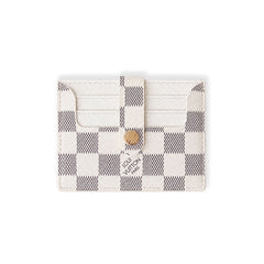 Luxury Leather Monogram Card Wallet-RCLV196
