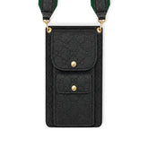 Elegant Leather GG Crossbody Phone Bag-RCGG194