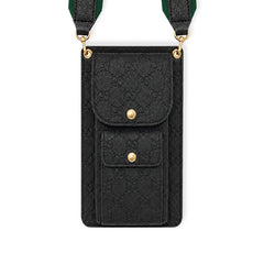 Elegant Leather GG Crossbody Phone Bag-RCGG194