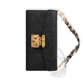 High-quality Leather Monogram iPhone Case With Flip Wallet-RCLV178