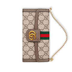 Classic Leather GG iPhone Case With Flip Wallet And Crossbody Strap-RCGG191