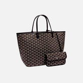 Sac fourre-tout géométrique de luxe parisien – Élégant et polyvalent 008