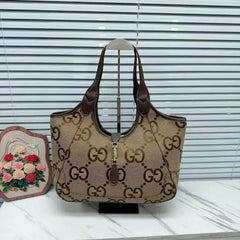 Sac fourre-tout de luxe vintage grande capacité, sac à bandoulière de banlieue