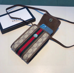 High-quality Leather GG Crossbody Phone Purse -RCGG156