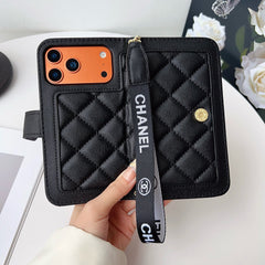 Premium Leather CC iPhone Case With Flip Wallet -RCCC164