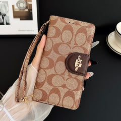 High-quality Leather CH iPhone Case With Flip Wallet -RCCH172