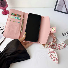 Leather GG iPhone Case With Flip Wallet-RCGG179