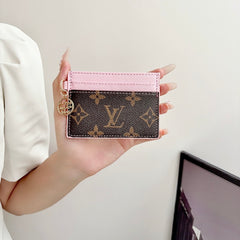 Classic Leather Monogram Card Wallet – RCLV199
