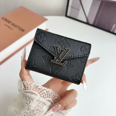 Elegant Leather Monogram Card Wallet -RCLV220