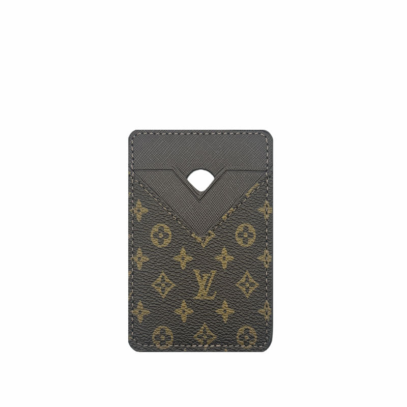 Monogram Classic Leather Magnetic Wallet Big Printing-RCLV049 - Runycase