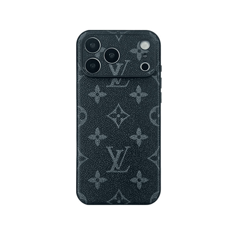 Monogram Stylish Leather iPhone Case Big Printing For iPhone 17 Series-RCLV059 - Runycase