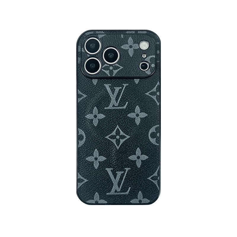 Monogram Luxury Leather Magnetic iPhone Case（Compatible With Magsafe）For iPhone 17 Series-RCLV065 - Runycase