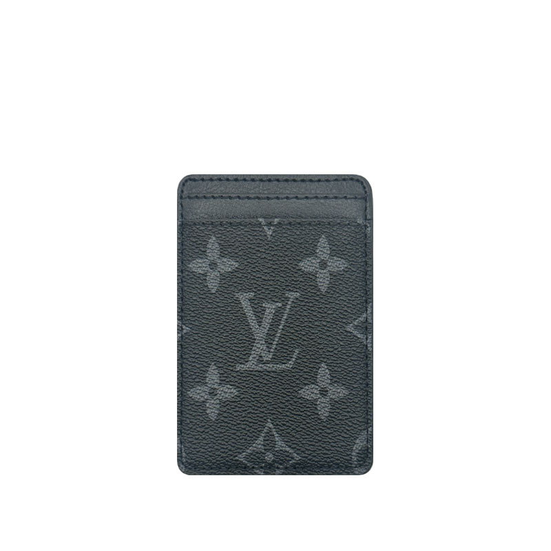 Monogram Premium Leather Magnetic Wallet Big Printing-RCLV046 - Runycase