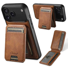 Premium Leather MagSafe Case with Detachable Magnetic Wallet Card Slot - Runycase