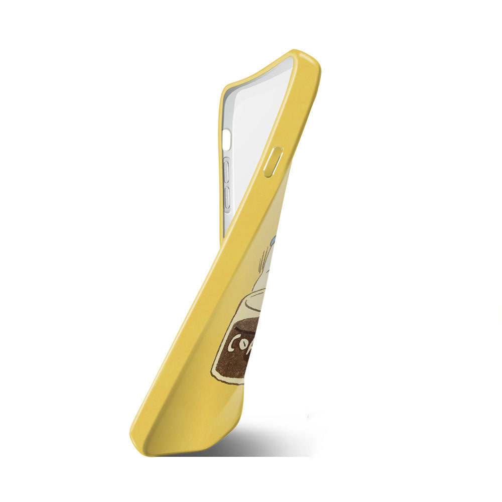 Cute White Duck Phone Case For iPhone Yellow-635120591772