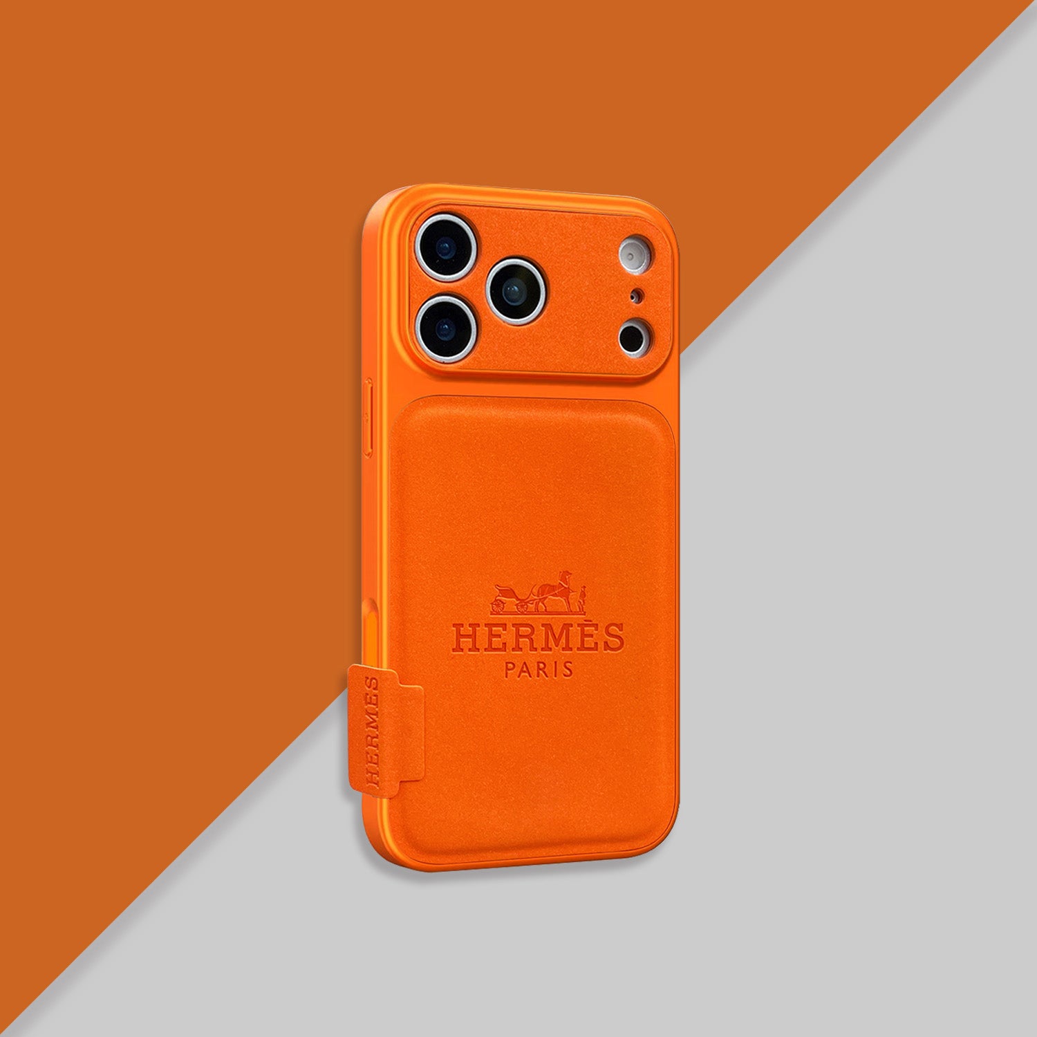 H Luxury iPhone Case Orange-RCH022
