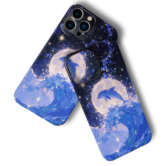 Dream Dolphin Phone Case For iPhone Blue-635120591727