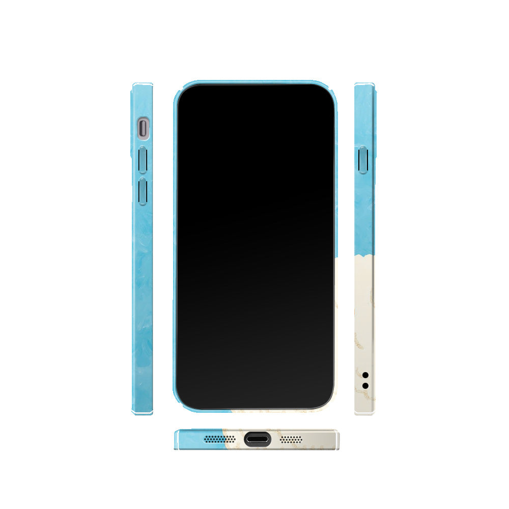 Cute Sheep Phone Case For iPhone Blue-635120591680