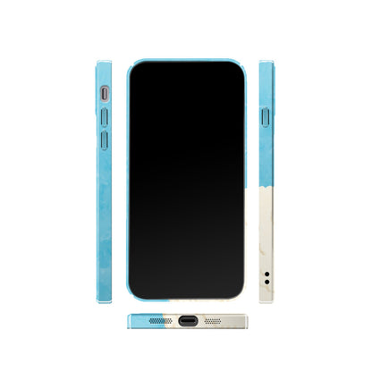 Cute Sheep Phone Case For iPhone Blue-635120591680