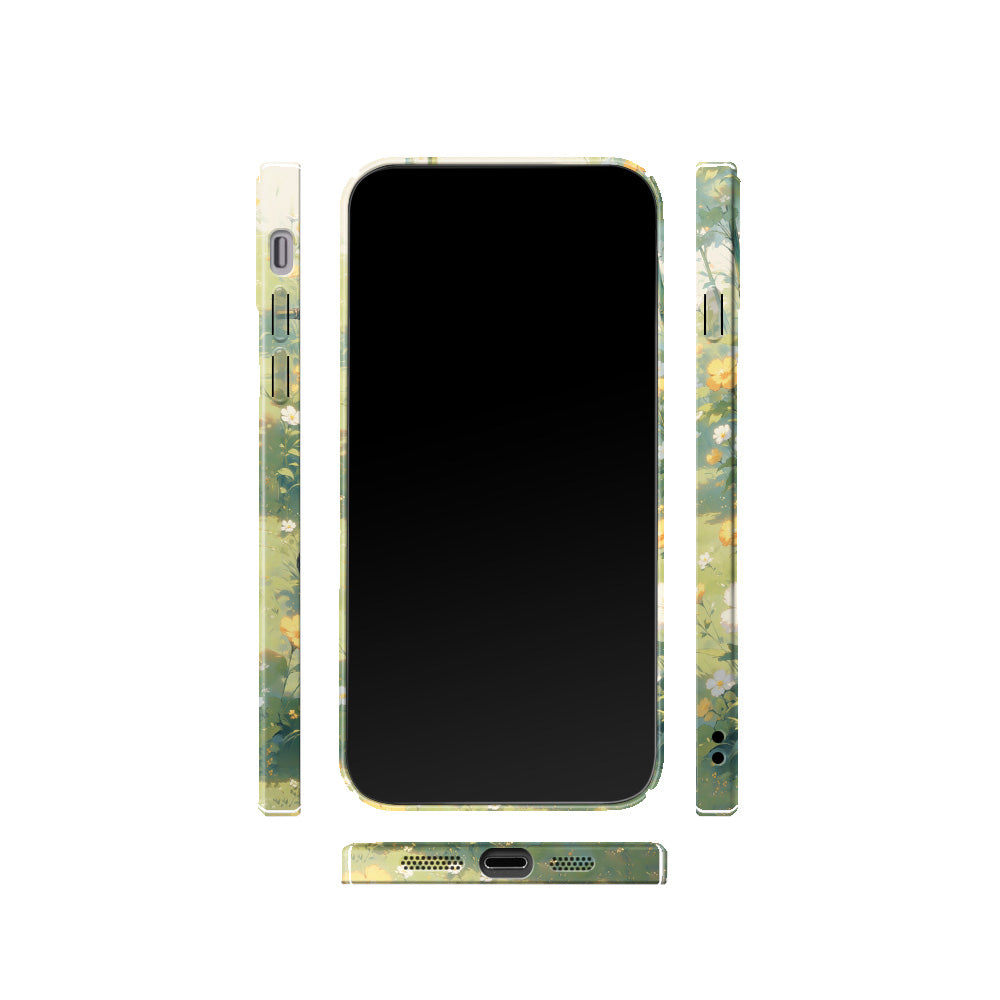 Cute Panda Phone Case For iPhone Green- 635120591789