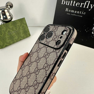 Classic Leather  GG iPhone Case For iPhone 17 Series Brown-RCGG139