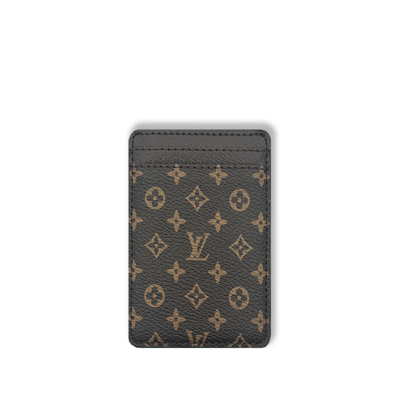 Monogram Classic Leather Magnetic Wallet Small Printing-RCLV047