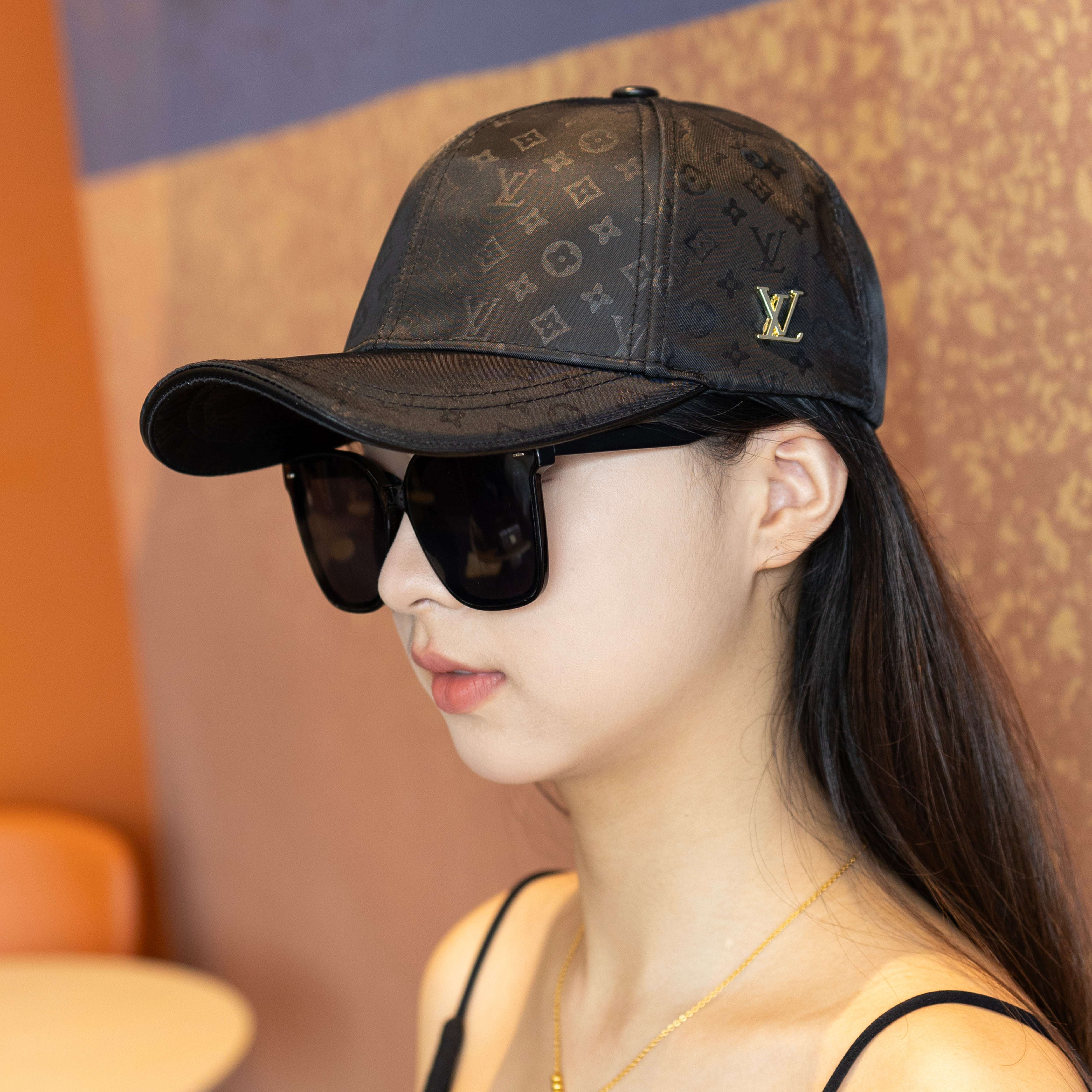 Monogram Patch Baseball Cap