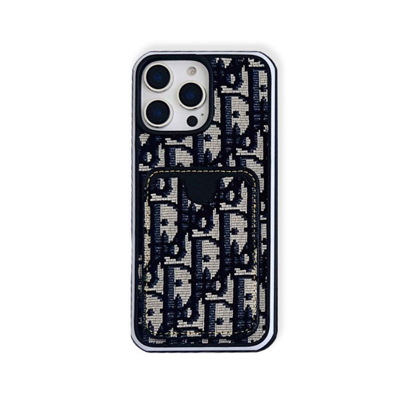 Fabrics CD iPhone Case With Card Holder -RCCD155
