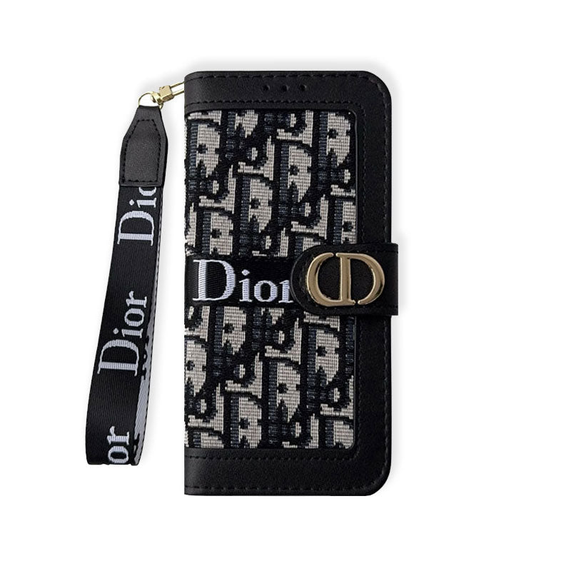 CD iPhone Case With Card Holder And Wrist Strap-RCCD156